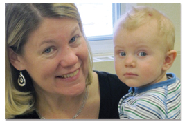 Joanne with baby photo