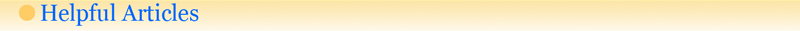 Helpful Articles banner