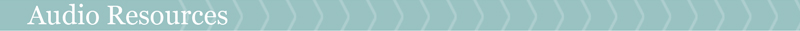 Audio Resources Banner